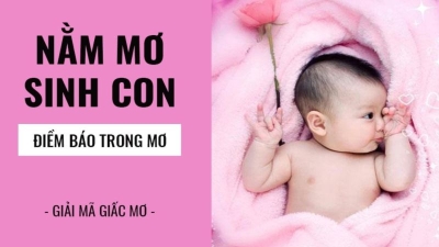 Mơ thấy sinh con - Điềm gì và đánh con gì dễ trúng